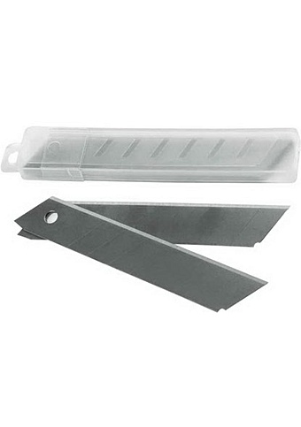 лезвия для канцелярских ножей berlingo 18мм 10шт в пластиковом пенале 331458 Лезвия сменные 18мм 10шт для ножей,пласт.пенал, Berlingo