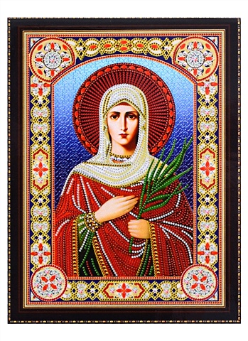 Алмазная мозаика Икона Святой Мученицы Татьяны, 30х40 алмазная мозаика святая екатерина 30x40 см