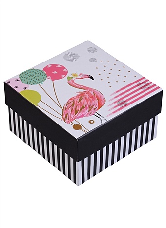 Коробка подарочная Happy flamingo коробка подарочная звездочка 11 11 6 5см картон