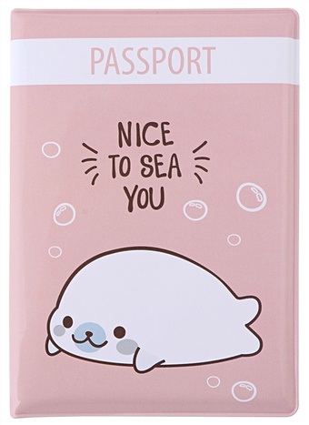 Обложка для паспорта Белек Nice to sea you (ПВХ бокс) пазл часы 150 эл санторо so nice to sea you