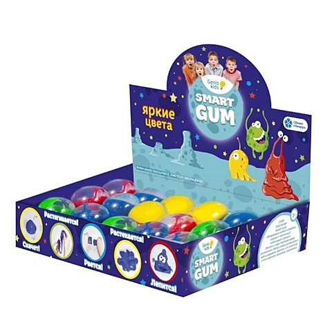 пластилин для детской лепки dream makers smart gum hg01l Пластилин для детской лепки DREAM MAKERS SMART GUM HG01L