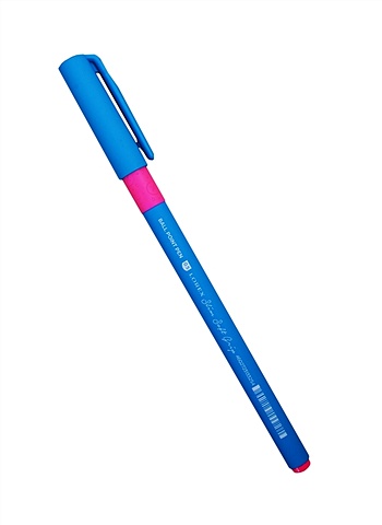 lorex ручка гелевая fluffy sky slim soft grip синий круглый корпус грип 0 5 мм 12 уп Ручка шариковая Slim Soft Grip, 0.5 мм, синяя