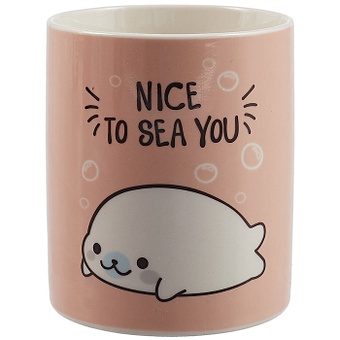 Кружка Белек Nice to sea you (керамика, деколь) (330мл) (коробка)
