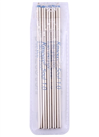 цена Стержень для шариковых ручек D1 1.0 мм, синий, KAWECO