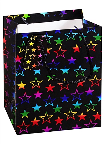 Пакет Rainbow Stars, А5 подарочный пакет bright stars а5
