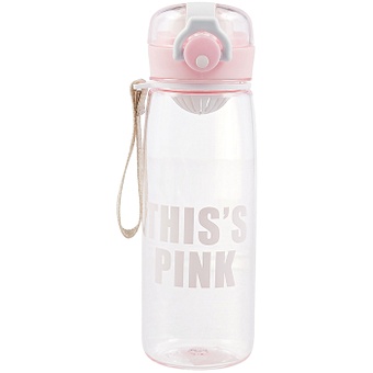 Бутылка This s Pink (пластик) (550мл) ly 2d lens blocker