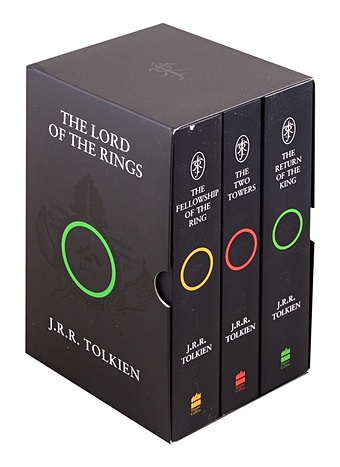 Tolkien J. The Lord of the Rings: Boxed Set (комплект из 3 книг) 2pcs 5pcs rings korea 2020 chic colorful transparent resin acrylic rings hot color light ring women party jewelry ring set