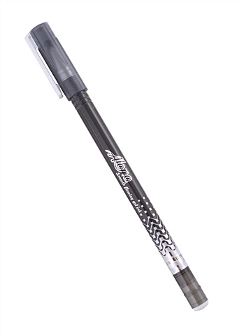 Ручка гелевая черная ALONA 0,5 мм, FLEXOFFICE