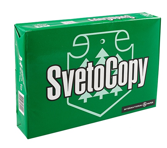 Бумага SvetoCopy, А4, 500 листов канцелярия staff бумага писчая а4 500 листов