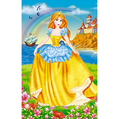 Волшебный мир. Принцесса и кораблик ПАЗЛЫ СТАНДАРТ-ПЭК волшебный мир принцесса и цветы пазлы стандарт пэк