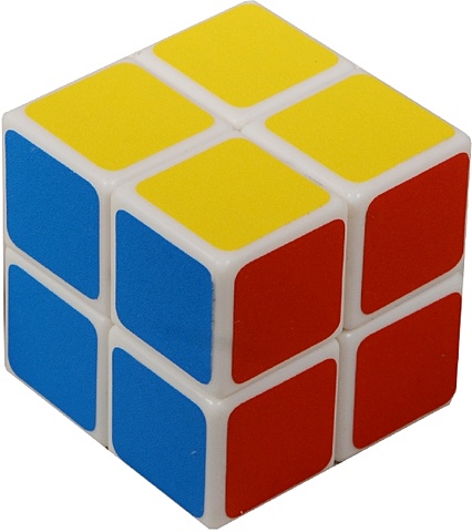 Головоломка (2х2) белая (5 см) 2x2x2 волшебный скоростной куб карманный наклейка 50 мм головоломка профессиональный кубик рубика для детей подарок