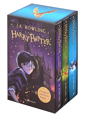 Роулинг Джоан Harry Potter. A Magical Adventure Begins (комплект из 3 книг) набор фигурок harry potter with the stone mad eye moody