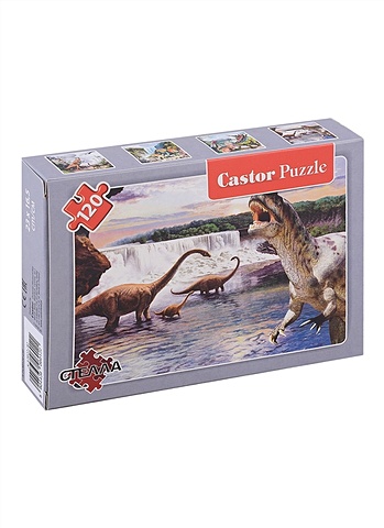 Пазл Динозавры, 120 деталей пазл бемби 120 деталей