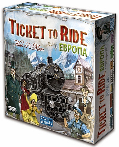 Настольная игра Ticket to Ride. Европа настольная игра ticket to ride rails