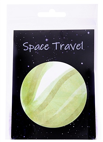 Блок бумаги самоклеящийся 70*70мм Spase Travel, ассорти, инд.уп. stone jerry space travel