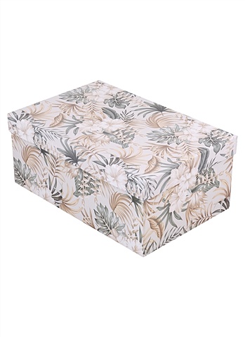 Коробка подарочная Тропики 260*170*110см, картон коробка подарочная зеленое яблоко 350 260 80см картон