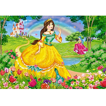 Волшебный мир. Принцессы на прогулке ПАЗЛЫ СТАНДАРТ-ПЭК волшебный мир красная шапочка на прогулке пазлы макси пэк