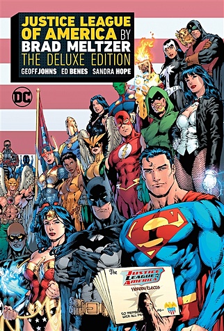 Meltzer B., Johns G. Justice League of America. The Deluxe Edition набор комикс бэтмен игра с огнем часть 2 закладка dc justice league superman магнитная