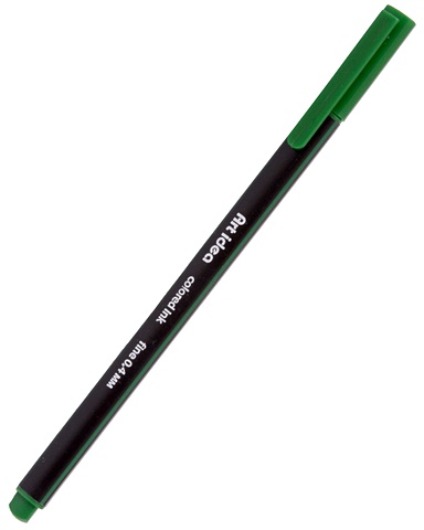 Ручка капиллярная зеленая, Art idea