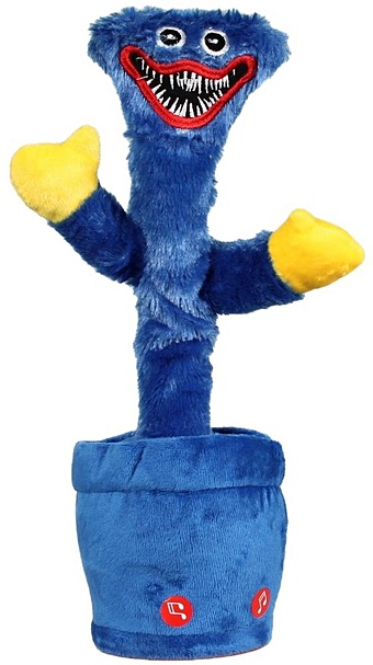 Игрушка музыкальная Синий танцующий монстр игрушка candy cat конфетный котик персонаж poppy playtime