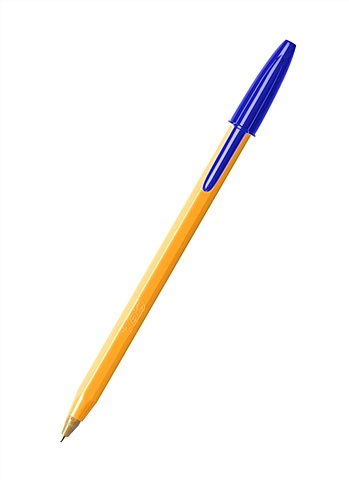 Ручка шариковая BIC/БИК Orange Fine 0,5 мм синяя ручка шариковая flair zing узел игла 0 7 мм масляная основа резиновый упор треугольный корпус синий