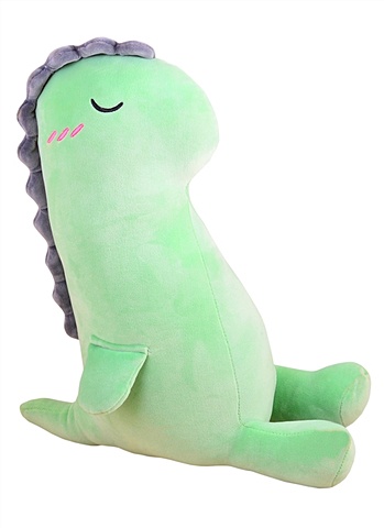 цена Мягкая игрушка Динозаврик мятный, 35 см (текстиль)
