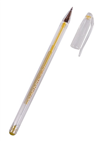 цена Ручка гелевая Металлик 0,5мм, золотая