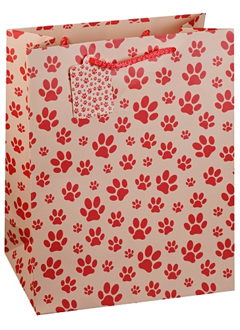 Пакет подарочный бумажный А4 Pet pattern, детский пакет подарочный бумажный а4 26 32 12 5 садовый букет жен мат ламинат kairui