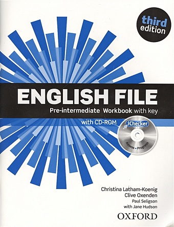 цена Lathan-Koenig C., Oxenden C., Seligson P., Hudson J. English File. Pre-intermediate. Workbook (+CD)