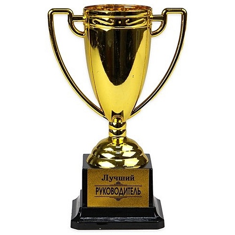 Кубок Лучший руководитель, 18,5 см Т-9949 интерьерная статуэтка композиция сардарапат средняя пс антик