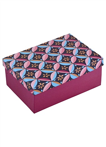 Коробка подарочная Мозаика 19*12.5*8см. картон коробка подарочная с днем рождения синяя 19 12 5 8см картон