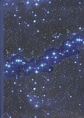 Блокнот Космос Звезды на синем фоне
