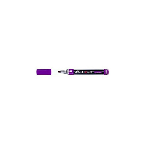 Маркер перманентный Stabilo Mark-4-all 2,5 мм круглый фиолетовый 651/55 маркер ручка перманентный 1мм stabilo ohpen universal 8 цветов