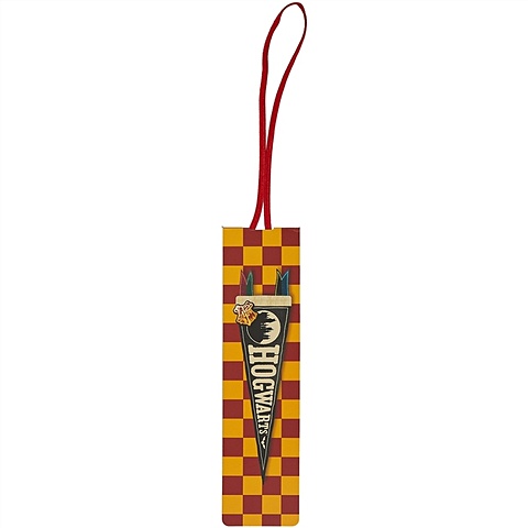 Гарри Поттер. Закладка с резинкой. Флаг (Хогвартс) закладка гарри поттер герб когтеврана