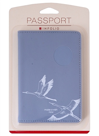 Обложка для паспорта Wish, иск. кожа обложка для паспорта officespace иск кожа изолон с подкладом рыжий