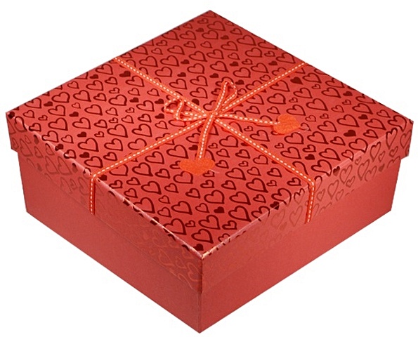 Коробка подарочная Фетровые сердечки 15*15*7см коробка подарочная цветной орнамент 22 5 15 5 7см картон