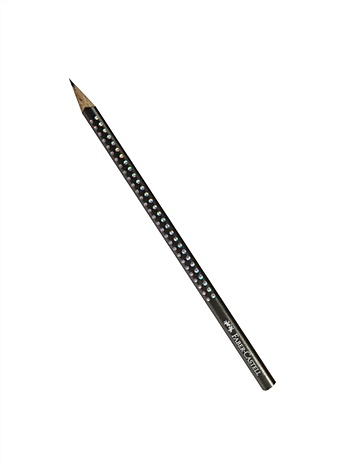 Карандаш ч/гр SPARKLE METALLIC HB, трехгранный, серебряный, Faber-Castell карандаш чернографитовый с ластиком grip 2001 hb трехгранный faber castell