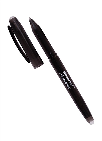 Ручка гелевая со стир.чернилами NO MISTAKES черная, 0,7мм, ассорти, Silwerhof