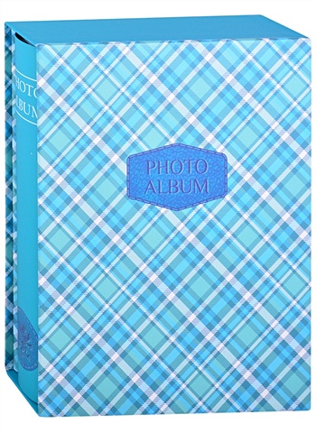 Фотоальбом на 200 фото Шотландская клетка (мятная) (10х15) (коробка) блокнот шотландская клетка бордовый