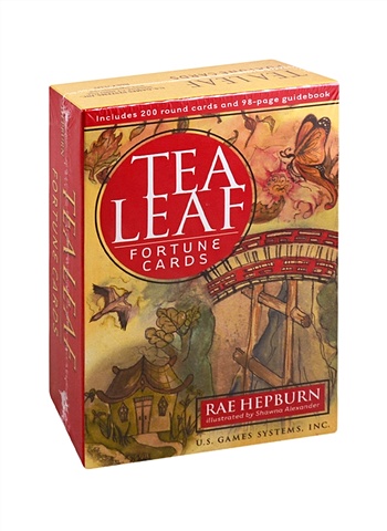 Hepburn R. Tea Leaf Fortune Cards blue bird fortune telling decks oracle cards deck and pdf guidebook cards divination tarot cards for beginners