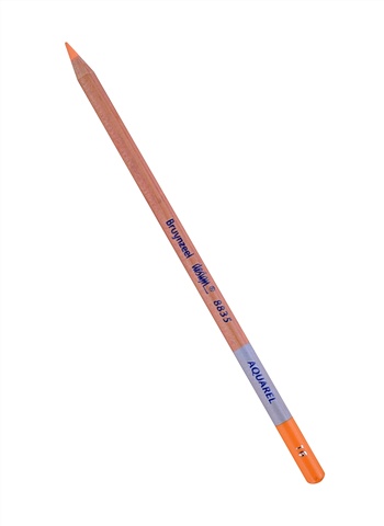 Карандаш акварельный оранжевый средний Design карандаш акварельный коричневый средний design