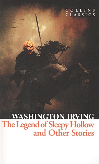 Irving W. The Legend of Sleepy Hollow and Other Stories halloween headless horseman canvas tote bag legend of sleepy hollow spooky pumpkin shopping bags cartoon custom bag skull