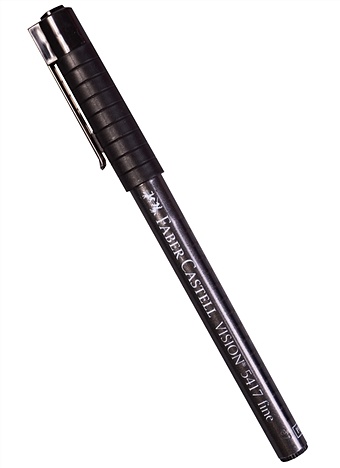 Ручка роллер черная VISION 5417 ручка гелевая автоматическая faber castell fast gel черная 0 7 мм