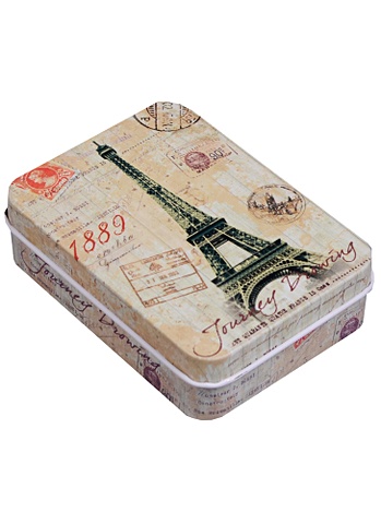 цена Шкатулка Эйфелева башня с печатями, 9 х 7 см
