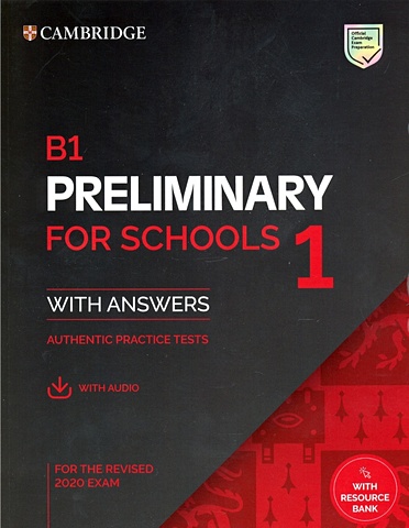 B1 Preliminary for Schools 1 for the Revised 2020 Exam. Students Book with Answers with Audio wire wound inductor kit 0402 42 types totaling 2100 chip inductance sample special sample book for laboratory engineer