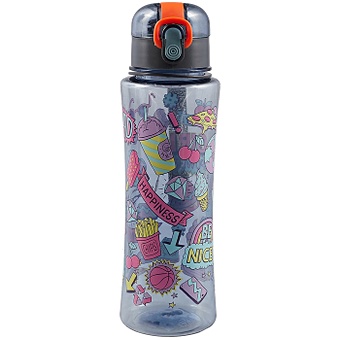Бутылка Паттерн цветной (пластик) (600мл) мегаминкс для спидкубинга qiyi mofangge megaminx qiheng s цветной пластик