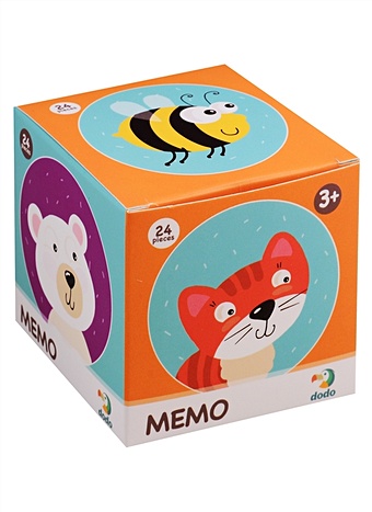 Настольная игра Мемо-игра Животные (англ.) игра карточная плэйленд мемо животные