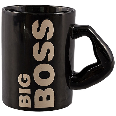 Кружка в подарочной упаковке «Big boss», черная, 500 мл