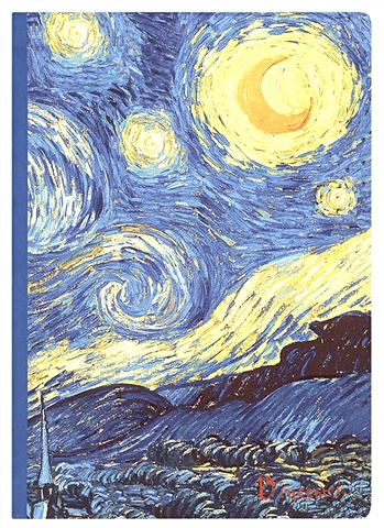 Блокнот Винсент Ван Гог Звездная ночь пазл enjoy 1000 деталей винсент ван гог звездная ночь