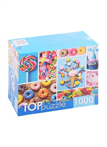 Пазл TOPpuzzle Любимые сладости, 1000 элементов